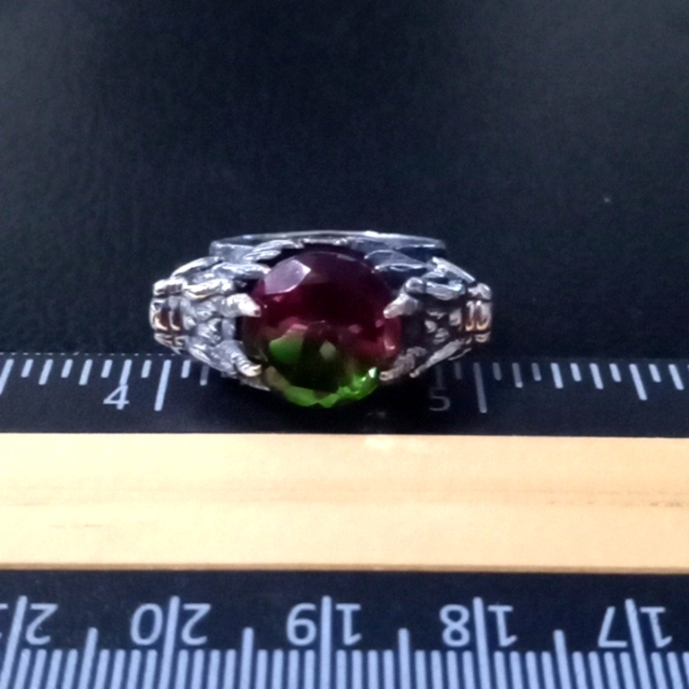 🐲BALI LEGACY WATERMELON QUARTZ DRAGON RING🐲 - Picture 9 of 13